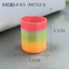 Círculo Arco Iris Primavera Cultural y Creativo Regalo Educativo Nostálgico Jenga Círculo Arco Iris Mágico Plástico Juguetes para Niños Venta al por Mayor