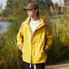 Traje de montañismo para exteriores para hombre 2023 Primavera y Otoño nueva marca de moda capa única delgado cortavientos impermeable chaqueta de viaje chaqueta para hombre
