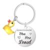 Llavero de Mascota Amazon Regalo Colgante de Patito Día de San Valentín Regalo Pequeño Llavero de Mascota al por Mayor