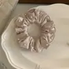 Scrunchie Plissado com Contas Estilo Ballet Francês para Mulheres Prendedor de Cabelo Pequeno de Alta Qualidade Versátil Exquisito Acessório para Coque