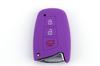 Adecuado para Hyundai's New Shengda Gueya Keshi Smart 3 Botones Bolsa de Llave de Silicona Funda de Llave Genes Funda Protectora