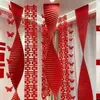 Adereços de Casamento Dobrável Papel Ondulado Onda Origami Decoração Festiva Terno de Casamento Super Longo Puxar Tira Longa Feliz