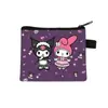 Nova Carteira de Moedas Desenho Animado Kuromi da Sanrio Moda Infantil Pequena Bolsa de Dinheiro Meninos e Meninas do Ensino Fundamental Bolsa de Armazenamento Fofa