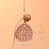 Pingentes de madeira, ornamentos culturais, chaveiros de celular "fique rico logo", chaveiros, pequenos pingentes, artesanato em madeira, pequenos acessórios e itens decorativos