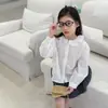Camisa Branca Feminina Aimo Beibei Limpeza Suave Gola Babado Boneca Camisa Pequena Francesa Camisa com Gola de Renda
