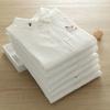 Camisa de Manga Larga con Botones Estilo Japonés, Bordado de Flores de Dibujos Animados, Doble Capa de Hilo, Top Ajustado Nuevo para Mujer Otoño 2024