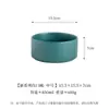 Cuenco Sencillo Mate de Borde Recto con Soporte Vertical de Bambú, Cuenco Cerámico Doméstico para Mascotas, Cuenco para Gatos, Cuenco para Perros, Cuenco Antivuelco para Gatos