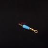 Figura de ocho abierta accesorios pequeños equipo línea línea secundaria clip silicona anti-enredos pesca conector rápido equipo de pesca anillo pesca