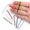 Acessórios para joias DIY corrente de cauda 5cm corrente extensora corrente de chaveiro corrente de pingente de pulseira V168