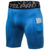Processamento e Personalização Shorts Masculinos Pro Fitness com Bolso com Aba Calças Amostra OEM Personalizado Esportivo Secagem Rápida Shorts Justos 1084