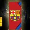 Logo de Equipo de Club de Fútbol Tela Colgante Dormitorio Casa de Alquiler Bar Estudio Pintura Colgante Tela de Fondo Decorativa
