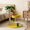Estrutura de Escalada para Gatos NewCat, Casa para Gatos, Árvore para Gatos, Arranhador Integrado, Árvore para Gatos Pequena de Coqueiro, Brinquedo para Gatos Cápsula Espacial