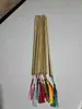 Tiras de Bambu Coloridas Artesanais Jardim de Infância DIY Tecelagem Tiras de Bambu Tingidas Ventilador de Bambu Trançado Pacote de Material para Barco de Bambu Trançado Fatias de Bambu