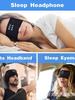 Nueva Música 5.4 Bluetooth Diadema Deportiva Bufanda Bluetooth Inalámbrica para Correr, Yoga, Música y Llamadas