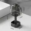Copo para Escovar os Dentes de Banheiro de Luxo Casual e Acessível, Escova de Dentes Elétrica, Copo para Enxaguar a Boca à Prova de Poeira e Drenável para Casa e Dormitório com Tampa