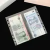 Bolsa de Almacenamiento Colorida A6 con Tapa Abatible, Carpeta para Guardar Dinero, Archivador de Almacenamiento Fácil de Abrir