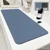 Tapete de Mesa de Escritório Grande Couro Borracha Mouse Pad para E-sports Tapete de Mesa para Casa Luxo Leve Sensação Avançada Tapete para Escrita de Estudante