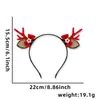 Diadema de terciopelo con astas de ciervo navideñas Diadema con cuerno de unicornio estilo bosque Decoración de mascarada para adultos y niños Accesorios para la cabeza de reno