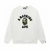 Sudadera de rizo para hombre al por mayor transfronteriza de comercio exterior, de manga larga para otoño e invierno, con estampado de letras, holgada, de cuello redondo, jersey, top casual, moderno