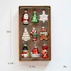 Decoraciones Navideñas de Venta Caliente Transfronterizas Colgante de Vidrio Forma Irregular Árbol de Navidad Pequeño Adornos Colgantes Creativos Juego de Bolas de Vidrio