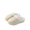 Sapatos de Algodão Cor Lisa Impermeáveis EVA Femininos 2026 Outono Inverno Novos Internos Com Pelúcia Quente Sola Macia Casal Casa Sapatos de Algodão Masculinos