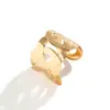 Joyería Transfronteriza Europea y Americana, Pulsera Ancha de Cruz Simple Estilo Punk Exagerado, Pulsera Abierta Brillante Personalizada de Nicho