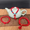 Explosiones Año de Nacimiento en Vivo Pulsera de Cinabrio Pulsera Pixiu Arena Dorada Púrpura Bajo Contenido Arena Original Pulsera de Bolsa de la Fortuna