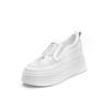 Zapatillas Blancas para Mujer 2026 Nuevo Estilo Coreano Zapatos Deportivos que Aumentan la Altura Zapatos Individuales Primavera y Otoño Casual Zapatos de Mujer de Suela Gruesa de Moda