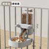 Gatos Gaiola Suspensa Automática Dispositivo de Água Potável Gaiola Suspensa Máquina de Água Potável Alimentador Automático Dog Set Suprimentos para Animais de Estimação