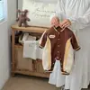 Venta de Liquidación 27.06, Sin Devoluciones ni Cambios, Si le Importa, Por Favor No Compre, Estilo OtoñoConjunto de Mono Romper de Otoño para Niños y Niñas