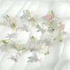 K 3 Orquídeas Artificiales Flores Falsas Flor de Pasador DIY Materiales Hechos a Mano Flores Falsas Flores de Seda Ropa Hanfu Accesorios para el Cabello Accesorios para Pasadores