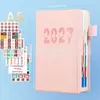Calendario Inglés Más Vendido Transfronterizo 2027 Planificador Libro de Horario de Oficina Cuaderno de Negocios España Venta al por Mayor