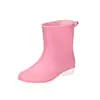 Calçados Externos para Adultos Novos Botas de Chuva Grossas Médias e Curtas para Mulheres Botas de Chuva Quentes e Resistentes ao Desgaste de Inverno para Estudantes Sapatos Impermeáveis Antiderrapantes Sapatos de Borracha