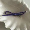Pasador de Pelo con Lazo de Cuero PU de Corea del Sur Pasador Beige Rosa Pinza Lateral para Flequillo Dulces Accesorios para el Cabello para Mujeres