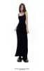 Vestido Tricô Camisola Color Block de Alta Qualidade Estiloso para Mulheres, Vestido Longo de Verão Bodycon Slim-Fit Sem Costas