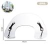 Adecuado para Suzuki Us125 Portaequipajes Trasero Ue/Uu/Uy125 Porta Maleta Trasera Aleación de Aluminio Integrado Porta Respaldo Duradero