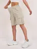 Nuevos shorts casuales de trabajo para mujer de talla europea de TEMU con cuatro bolsillos, ligeros, de secado rápido, corte holgado para deportes al aire libre