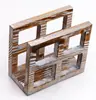 Fabricante de Artesanías de Bambú y Madera de Dongguan Marco Plano de Madera Maciza Pintado en Spray Personalizado Madera Maciza Pintada Vieja con Marco de Madera