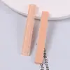 Verano Nuevo Polvo Fino Semitransparente con Purpurina 6 cm Parche Largo Plano Trapezoidal Material para Pasador de Pelo DIY Diseño Hecho a Mano Venta al por Mayor