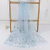 Vestido de la Princesa Elsa con Tela de Malla de Copos de Nieve, Falda Hanfu de Dobladillo Amplio, Accesorios Hanfu Hechos a Mano para DIY