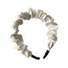 Diadema de Satén con Pliegues de Burbuja para Cibercelebridad de Corea del Sur, Nueva, Ins, Simple, de Color Sólido, Accesorios para el Cabello