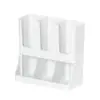 Estante de Almacenamiento de Tazas de Café de Doble Capa Montado en la Pared Transfronterizo, Portavasos de Papel Multifuncional, Organizador de Escritorio para Barra de Café