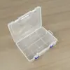 Caja de Plástico Rectangular Transparente Vacía Caja de Empaque para Accesorios de Componentes Digitales Caja de Exhibición de Muestras Caja de Almacenamiento para Herramientas de Ferretería