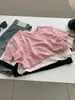 Camiseta Feminina Jacquard Padrão Escuro Pônei Tencel Manga Curta Macia Amiga da Pele Cor Sólida Gola Redonda Ombro Normal 26 Verão Fina