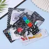 Bolsa con cierre hermético de colores con purpurina láser, película arcoíris para joyería, bolsa translúcida de colores, bolsa de hueso Yin y Yang, bolsa de embalaje para funda de teléfono móvil