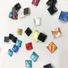 Directo de Fábrica Super Brillantes Strass de Cristal Planos Cuadrados Strass de Cristal Adhesivos Accesorios para Joyería DIY Accesorios para Teléfono