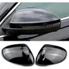 Para Volkswagen Passat B8 passta 16-20 espejo retrovisor negro brillante carcasa del espejo retrovisor cubierta de la carcasa del espejo