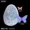 Molde de Silicona Espejo 3 Goteando Tamaño Amor Mariposa Animal del Bosque Ardilla Zorro Accesorios para Carcasa de Teléfono Móvil