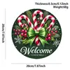 Colgantes Populares Navideños de Estilo Nórdico para Puerta Decoraciones de Pared Feliz Navidad Accesorios Festivos