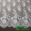 Versión Gruesa 75 cm de Ancho Encaje de pestañas de Nailon No Elástico para Accesorios de Ropa de Mujer, Encaje de Pestañas al por Mayor en Stock